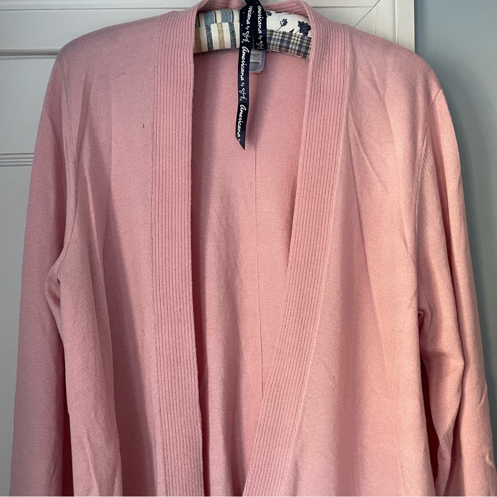 J Jill long wrap cardigan large